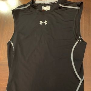 Under Armour black sleeveless workout shirt